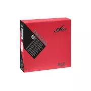 Ubrousky papírové INFIBRA 2vrs. 33x33cm červené 50ks