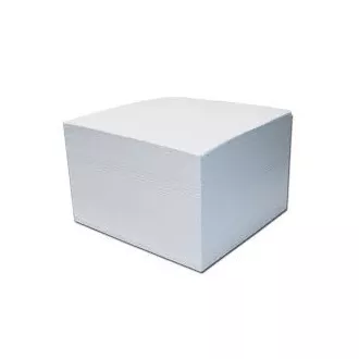 Blok kostka 8,5x8,5x4cm nelepená bílá