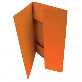 Mapa 253 A4 prešpán 3 klopy oranžová Mapa 253 A4 prešpán 3 klopy oranžová