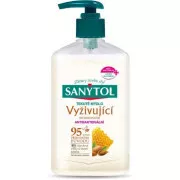 Mýdlo tekuté Sanytol vyživujicí regenerační mandlové mléko a mateří kašíčka 250ml