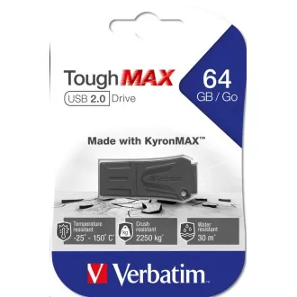 VERBATIM ToughMAX USB 2.0 Drive 64GB VERBATIM ToughMAX USB 2.0 Drive 64GB