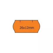 Etikety Contact 26x12mm oranžové