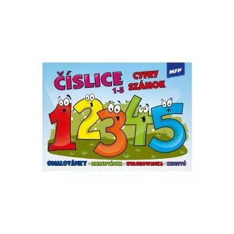 Omalovánky MFP Číslice 1-5 A5