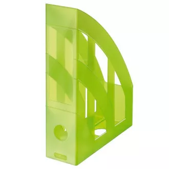 Box magazín zkosený plast transp. zelený Box magazín zkosený plast transp. zelený