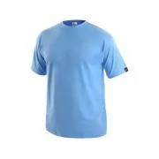 Tričko CXS DANIEL, krátký rukáv, nebesky modré, vel. 2XL