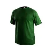 Tričko CXS DANIEL, krátký rukáv, lahvově zelená, vel. 2XL