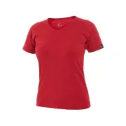 Tričko CXS ELLA, dámské, krátký rukáv, červená, vel. XXL