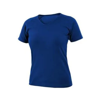 Tričko CXS ELLA, dámské, krátký rukáv, středně modrá, vel. 2XL Tričko CXS ELLA, dámské, krátký rukáv, středně modrá, vel. 2XL