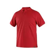 Polokošile CXS MICHAEL, krátký rukáv, červená, vel. 3XL
