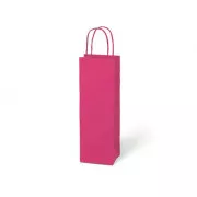 Taška MFP na láhev T12 kraft 12x36x9cm růžová