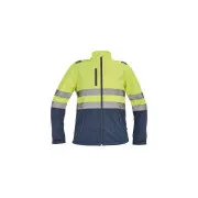 GRANADA HV SOFTSH.bunda žlutá/navy M