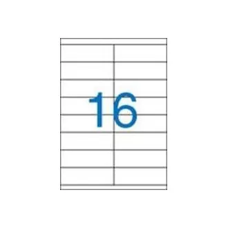 Etikety 105x37mm 2řadé 16etiket na archu 100listů Victoria Etikety 105x37mm 2řadé 16etiket na archu 100listů Victoria