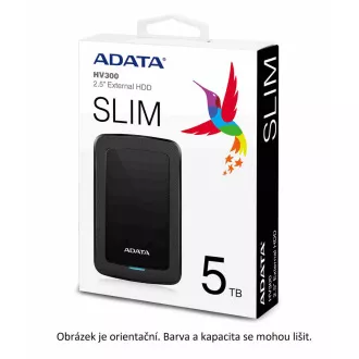ADATA Externí HDD 1TB 2, 5" USB 3.1 HV300, červený