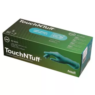 Rukavice Ansell Touch N Tuff 92-600 nepudrované vel.6,5-7 zelené 100ks Rukavice Ansell Touch N Tuff 92-600 nepudrované vel.6,5-7 zelené 100ks