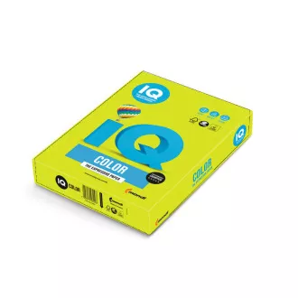 Papír xerografický IQ A4/80g 500 listů neon zelený NEOGB Papír xerografický IQ A4/80g 500 listů neon zelený NEOGB