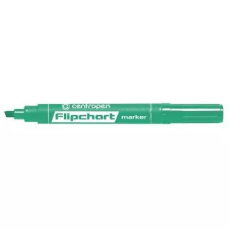 Značkovač Centropen 8560 na Flipchart zelený klínový hrot 1-4,6mm Značkovač Centropen 8560 na Flipchart zelený klínový hrot 1-4,6mm