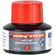 Inkoust Edding BTK25 červený 25ml do popisovačů na tabule