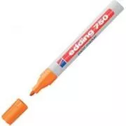 Popisovač Edding 750 lakový oranžový válcový hrot 2-4mm
