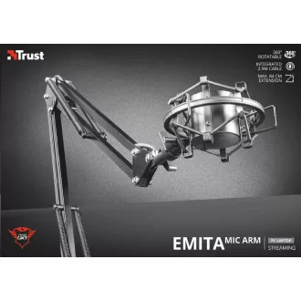 TRUST držák na mikrofon GXT 253 Emita Streaming Microphone Arm TRUST držák na mikrofon GXT 253 Emita Streaming Microphone Arm