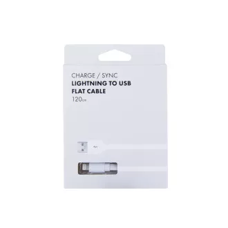AVACOM LIG-120W kabel USB - Lightning, 120cm, bílá