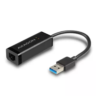 AXAGON ADE-SR, USB-A 3.2 Gen 1 - Gigabit Ethernet síťová karta, auto instal, černá AXAGON ADE-SR, USB-A 3.2 Gen 1 - Gigabit Ethernet síťová karta, auto instal, černá