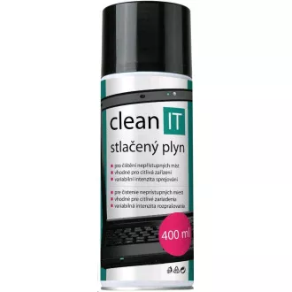 CLEAN IT Stlačený vzduch 400ml (náhrada za CL-1) CLEAN IT Stlačený vzduch 400ml (náhrada za CL-1)