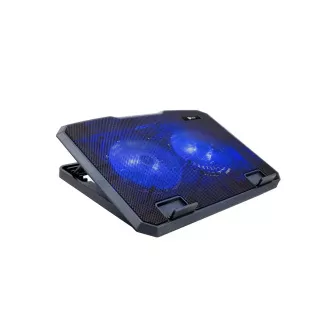 C-TECH chladící podložka pod NTB CLP-140, 15, 6", 2x 140mm, 2x USB, modré podsvícení C-TECH chladící podložka pod NTB CLP-140, 15, 6", 2x 140mm, 2x USB, modré podsvícení