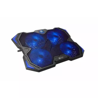 C-TECH chladící podložka pod NTB Zefyros (GCP-01B), casual gaming, 17, 3", modré podsvícení, regulace otáček C-TECH chladící podložka pod NTB Zefyros (GCP-01B), casual gaming, 17, 3", modré podsvícení, regulace otáček