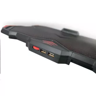 C-TECH chladící podložka pod NTB Zefyros (GCP-01R), casual gaming, 17, 3", červené podsvícení, regulace otáček C-TECH chladící podložka pod NTB Zefyros (GCP-01R), casual gaming, 17, 3", červené podsvícení, regulace otáček