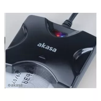 AKASA čtečka karet AK-CR-03BKV2 externí, USB 2.0, podpora čipových karet electronic ID a SMART, černá AKASA čtečka karet AK-CR-03BKV2 externí, USB 2.0, podpora čipových karet electronic ID a SMART, černá