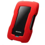 ADATA Externí HDD 1TB 2, 5" USB 3.1 HD330, RED COLOR BOX, červený (gumový, nárazu odolný)