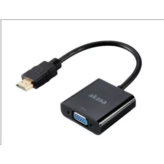 AKASA adaptér HDMI na VGA, 20cm AKASA adaptér HDMI na VGA, 20cm