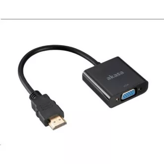 AKASA adaptér HDMI na VGA, 20cm AKASA adaptér HDMI na VGA, 20cm