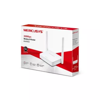 MERCUSYS MW301R WiFi4 router (N300, 2, 4GHz, 2x100Mb/s LAN, 1x100Mb/s WAN) MERCUSYS MW301R WiFi4 router (N300, 2, 4GHz, 2x100Mb/s LAN, 1x100Mb/s WAN)