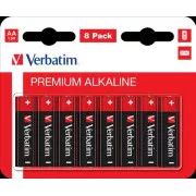 VERBATIM Alkalické baterie AA, 8 PACK, LR6