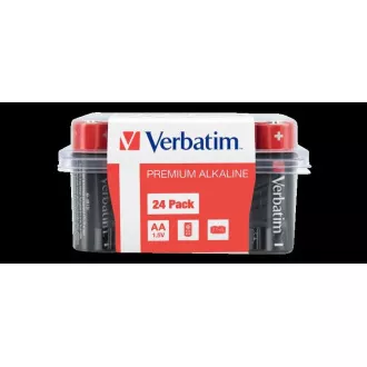 VERBATIM Alkalická Baterie AA 24 Pack / LR6 VERBATIM Alkalická Baterie AA 24 Pack / LR6