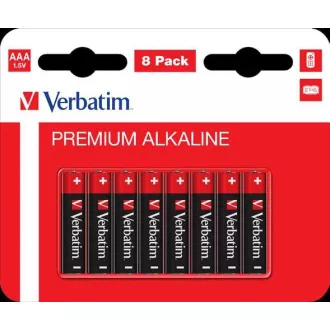 VERBATIM Alkalické baterie AAA, 8 PACK, LR03 VERBATIM Alkalické baterie AAA, 8 PACK, LR03