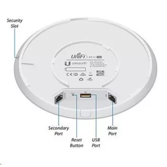 UBNT UniFi AP AC PRO, včetně PoE adaptéru [vnitřní/venkovní AP, dual-b 2.4+5GHz (450+1300Mbps), MIMO, 802.11a/b/g/n/ac]