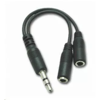 PREMIUMCORD Kabelová rozdvojka 3, 5 Jack M - 2xF 10cm PREMIUMCORD Kabelová rozdvojka 3, 5 Jack M - 2xF 10cm