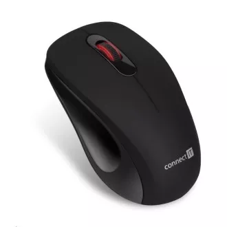 CONNECT IT "MUTE" bezdrátová optická tichá myš, USB, (+ 1x AA baterie zdarma), černá CONNECT IT "MUTE" bezdrátová optická tichá myš, USB, (+ 1x AA baterie zdarma), černá