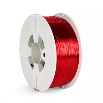 VERBATIM 3D Printer Filament PET-G 1.75mm, 327m, 1kg red transparent