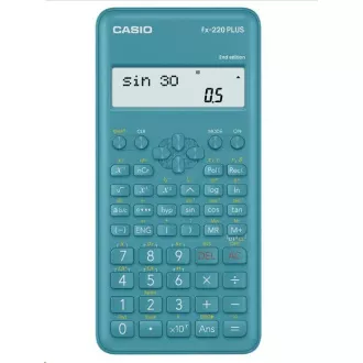 CASIO kalkulačka FX 220 PLUS 2E, modrá, školní, desetimístná CASIO kalkulačka FX 220 PLUS 2E, modrá, školní, desetimístná