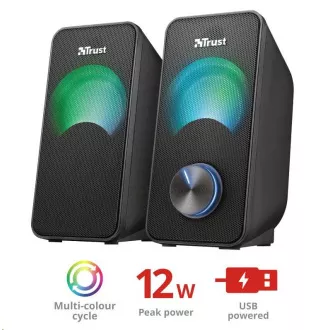 TRUST Arys Compact RGB 2.0 Speaker Set TRUST Arys Compact RGB 2.0 Speaker Set