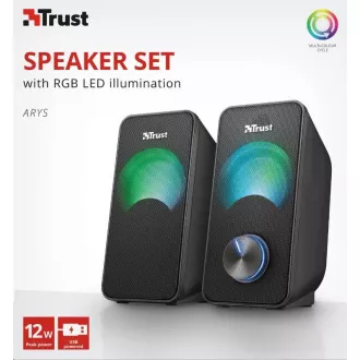 TRUST Arys Compact RGB 2.0 Speaker Set TRUST Arys Compact RGB 2.0 Speaker Set