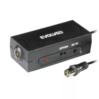 EVOLVEO Amp 1, anténní zesilovač FM/DAB+/DVB-T2, filtr LTE, 4G, 5G EVOLVEO Amp 1, anténní zesilovač FM/DAB+/DVB-T2, filtr LTE, 4G, 5G