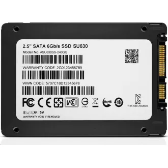ADATA SSD 240GB Ultimate SU630 2, 5" SATA III 6Gb/s (R:520/ W:450MB/s) ADATA SSD 240GB Ultimate SU630 2, 5" SATA III 6Gb/s (R:520/ W:450MB/s)