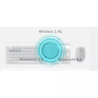 RAPOO myš 7200M Multi-mode bezdrátová, bílá RAPOO myš 7200M Multi-mode bezdrátová, bílá
