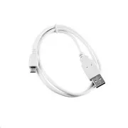 C-TECH kabel USB 2.0 AM/Micro, 1m, bílý