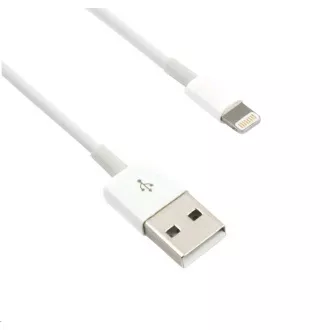 C-TECH kabel USB 2.0 Lightning (IP5 a vyšší) nabíjecí a synchronizační kabel, 1m, bílý C-TECH kabel USB 2.0 Lightning (IP5 a vyšší) nabíjecí a synchronizační kabel, 1m, bílý