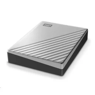 WD My Passport Ultra 4TB, Externí HDD, USB-C 3.0, stříbrná